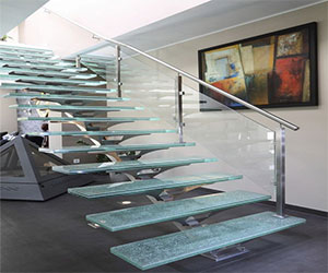 Glass Staircase in Pondicherry