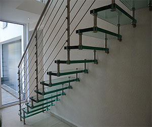 Glass Staircase in Tada Sricity